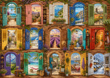 Elegante puzzle con cani con fiori, 1000 pezzi