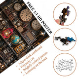 Stilvolles Blumenhunde-Puzzle 1000 Teile