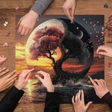 Day Night Tree Jigsaw Puzzle 1000 Pieces