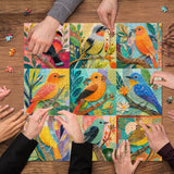 Stilvolles Blumenhunde-Puzzle 1000 Teile