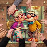 Aging Sweethearts Jigsaw Puzzle 1000 Pieces