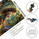 Elegante puzzle con cani con fiori, 1000 pezzi