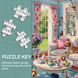 Salon chaud puzzle 1000 pièces 1000 pièces