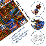 Stilvolles Blumenhunde-Puzzle 1000 Teile