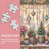 Stilvolles Blumenhunde-Puzzle 1000 Teile