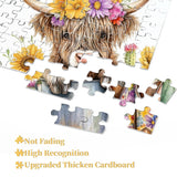 Floral Cow Jigsaw Puzzle 1000 Pieces