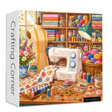 Stilvolles Blumenhunde-Puzzle 1000 Teile