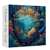 Rompecabezas de pájaro de plumas de cristal 1000 piezas