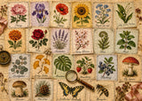 Elegante puzzle con cani con fiori, 1000 pezzi