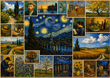 Punzuole Rhapsody puzzle di Van Gogh 1000 pezzi