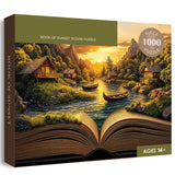 Silent Brook Village Jigsaw Puzzle 1000 pezzi