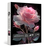 Black Gold Rose Jigsaw Puzzle 1000 piezas