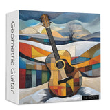 Geometric Guitar Jigsaw Puzzle 1000 Pieces