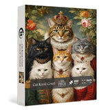 Elegante puzzle con cani con fiori, 1000 pezzi