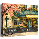 Stilvolles Blumenhunde-Puzzle 1000 Teile