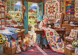 Puzzle élégant de chiens de fleurs 1000 pièces