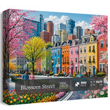 Puzzle élégant de chiens de fleurs 1000 pièces