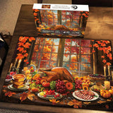 Thanksgiving Dinner Jigsaw Puzzle 1000 Pieces