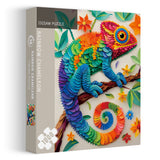 Elegante puzzle con cani con fiori, 1000 pezzi