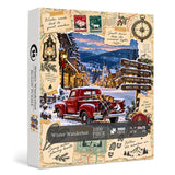 Elegante puzzle con cani con fiori, 1000 pezzi