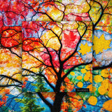 Autumn Leaf Collage Jigsaw Puzzle 1000 Pieces