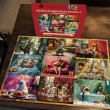 Animal Christmas Holidays Jigsaw Puzzles 1000 Pieces