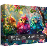 Flower Tree Bird Jigsaw Puzzle 1000 Pieces