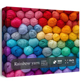 Rainbow Yarn Jigsaw Puzzle 1000 Pieces