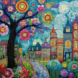 Puzzle de puzzle de bazar vibrant 1000 pièces