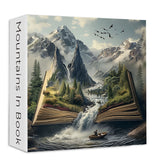 Mountains In Book Jigsaw Puzzle 1000 Pieces