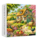 Stilvolles Blumenhunde-Puzzle 1000 Teile