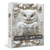 Ivory Owl Jigsaw Puzzle 1000 Pieces