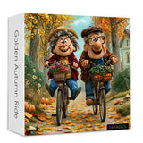 Elegante puzzle con cani con fiori, 1000 pezzi