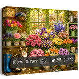 Bloom & Purr Jigsaw Puzzle 1000 Pieces