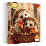 Elegante puzzle con cani con fiori, 1000 pezzi