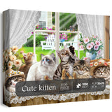 Cute Kitten Jigsaw Puzzle 1000 Pieces