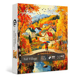 Fall Village Jigsaw Puzzle 1000 Pieces