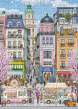 Elegante puzzle con cani con fiori, 1000 pezzi