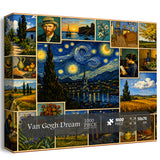 Punzuole Rhapsody puzzle di Van Gogh 1000 pezzi