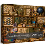 Puzzle vintage con armadio naturale, 1000 pezzi