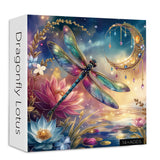 Puzzle con libellula e loto, 1000 pezzi