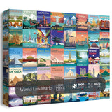 World Landmarks Jigsaw Puzzle 1000 Pieces