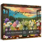 Elegante puzzle con cani con fiori, 1000 pezzi