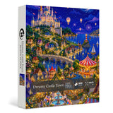 Stilvolles Blumenhunde-Puzzle 1000 Teile