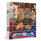 Puzzle élégant de chiens de fleurs 1000 pièces