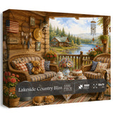 Lakeside Country Bliss Jigsaw Puzzle 1000 Pieces
