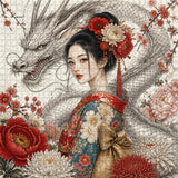 Stilvolles Blumenhunde-Puzzle 1000 Teile