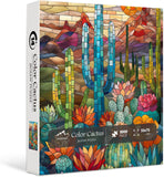 Color Cactus Jigsaw Puzzle 1000 Pieces