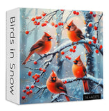 Birds in Snow Jigsaw Puzzle 1000 Pieces