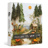 Forest Cabin Jigsaw Puzzle 1000 Pieces